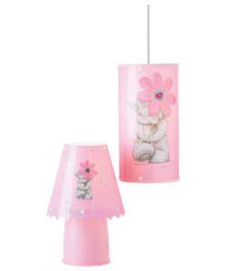 Table Lamp and Pendant Set