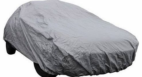 Mean Machine GREY UNIVERSAL WATERPROOF OUTDOOR DUST RAIN SNOW CAR VEHICLE COVER PROTECTOR