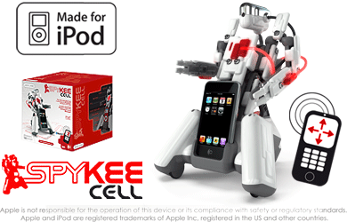 Spykee Cell Bluetooth-Controlled Robot