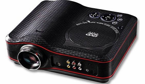 LED XS100-DVD MINI LED DVD PROJECTOR + GAME CONSOLE