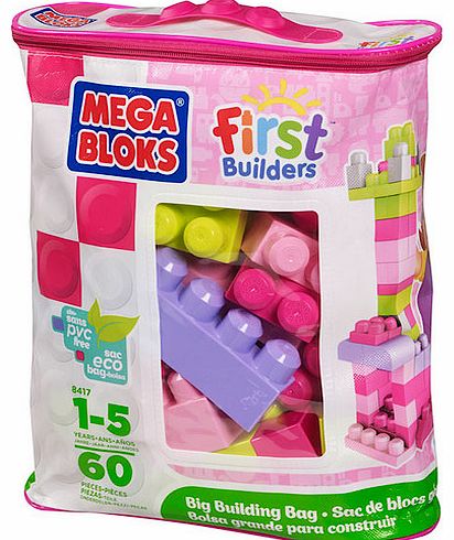 Mega Bloks First Builders Big Building Bag - Pink
