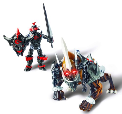Magnetix Mag Warriors Beast Riders - Fyren with Trudgecrawler Beast