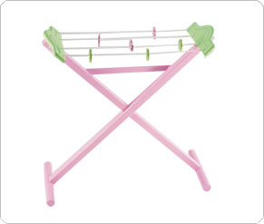 Wooden Drying Rack and Pegs