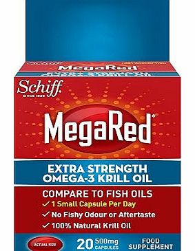 MegaRed omega-3 krill oil 500mg 20s 10167510
