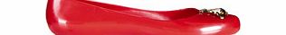 Melissa   Vivienne Westwood Red ballerina heart orb flats
