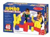 Melissa and Doug Deluxe Jumbo Cardboard Blocks (40 pc)