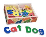 Melissa and Doug Magnetic Wooden Alphabet