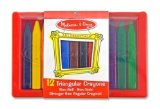 Melissa and Doug Triangular Crayon Set (12 pc)