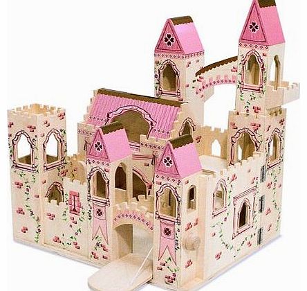 Mitnehmen in Melissa & Doug - Folding Princess Castle - Prinzessinnen Schlo zum Mitnehmen