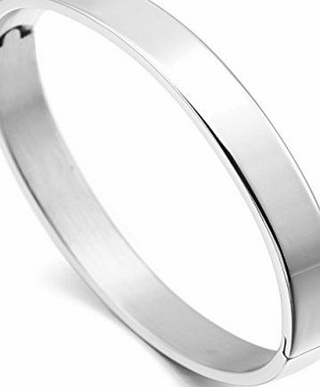 MeMeDIY Silver Blank Stainless Steel Bracelet Bangle Cuff - Customized Engraving
