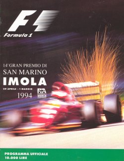 1994 Imola GP Race Programme