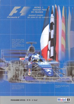 Memorabilia 2000 French GP Race Programme