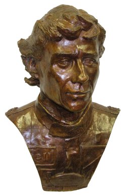 Ayrton Senna Bronze Bust