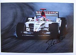 J. Villeneuve 2003 Signed BAR Photo