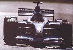 Jacques Villeneuve BAR Photo Measures 31cm x 25cm (12 1/2 `` x 10``)