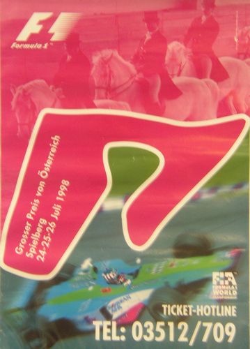Austrian GP 1998 Poster