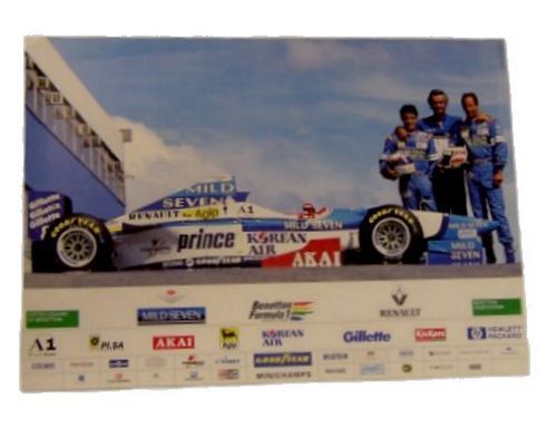 Benetton Sponsor Poster (Cardboard) Poster