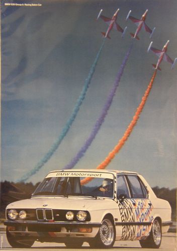 BMW M Power BMW and Planes Poster