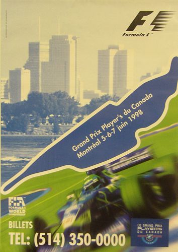 Canadian GP 1998 Poster