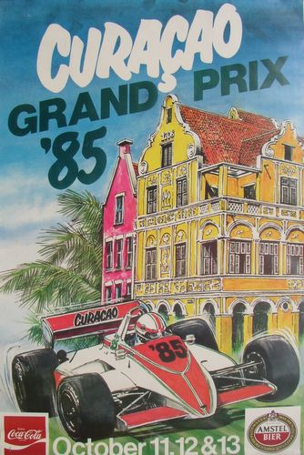Curacao GP 1985 Poster