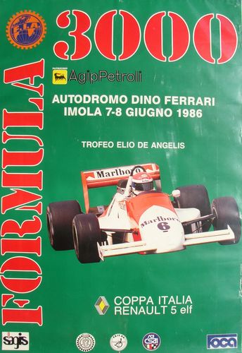Imola F3000 1985 Poster