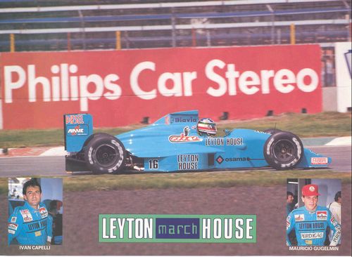 Leyton House March Promo Poster Side Profile