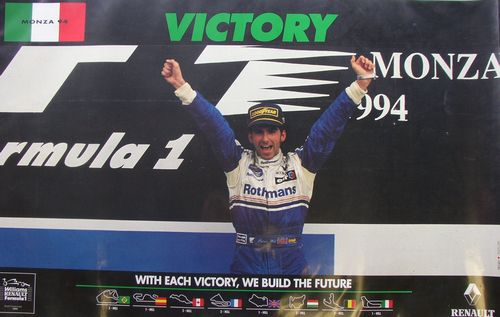 Monza 1994 Victory Hill (Laminated) Poster