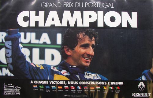 Prost 1993 ``World Champion `` (Laminated) Poster