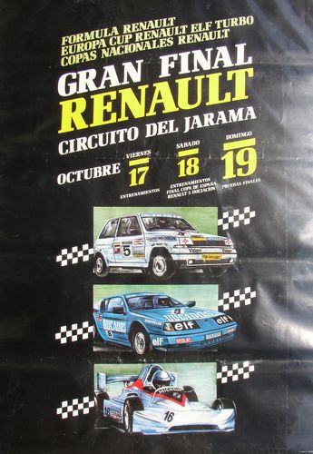 Memorabilia Posters Renault ``Grand Final`` Jarama Poster