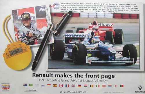 Renault On The Attack Poster
