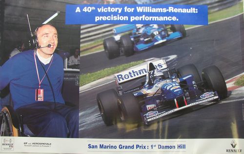 Memorabilia Posters Williams 40th Win 1995 Hill (Laminated) Poster