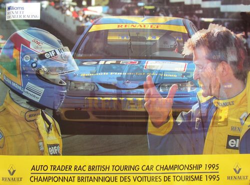 Memorabilia Posters Williams Renault BTCC 1995 Poster