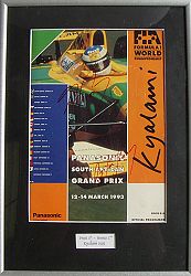 Senna and Prost Signed 1993 South African GP Programme