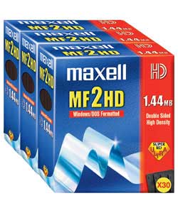 Memorex 3.5in Floppy Discs - Pack of 30