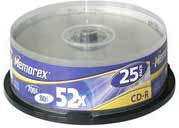 CD-R 52x 700MB Professional - Cakebox - 25 Pack