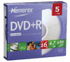 MEMOREX DVD R 4.7 GB (pack of 5)