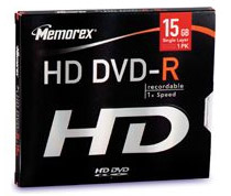 HD DVD-R SL 15GB Slim Jewel Case