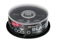 Premium Black CD-R Media 48x 700MB 25 pack
