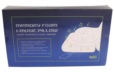 Memory Foam iMusic Pillow