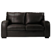Memphis Leather Sofa, Black