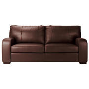 Memphis leather sofa large, espresso