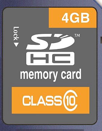 MEMZI  4GB Class 10 20MB/s SDHC Memory Card for RoadHawk, Astak or Super Legend HD Car Video Recorder Cameras