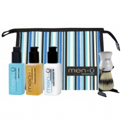 MEN-U BARBIERE WHITE SHAVE/FACIAL KIT (5 PRODUCTS)