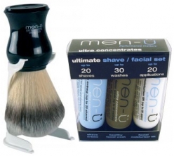 MEN-U PREMIER SHAVING BRUSH and STAND - BLACK