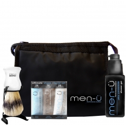 MEN-U WHITE COMPACT TRAVEL KIT (6 PRODUCTS)