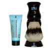 barbiere pure bristle shaving brush and stand