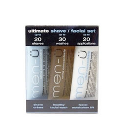 Men-U Ultimate Shave and Facial Set 3x15ml