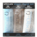 men-u Ultimate Shave/Facial Set (3 Products)