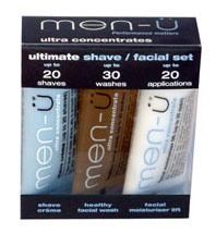 men-u Ultimate Shave Facial Set 3 x 15ml
