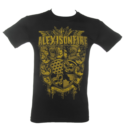 Black Alexisonfire Crest T-Shirt